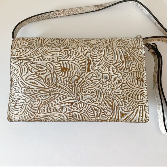 Patricia Nash Forest Tooled Apricale Crossbody Bag - Picture 7 of 8